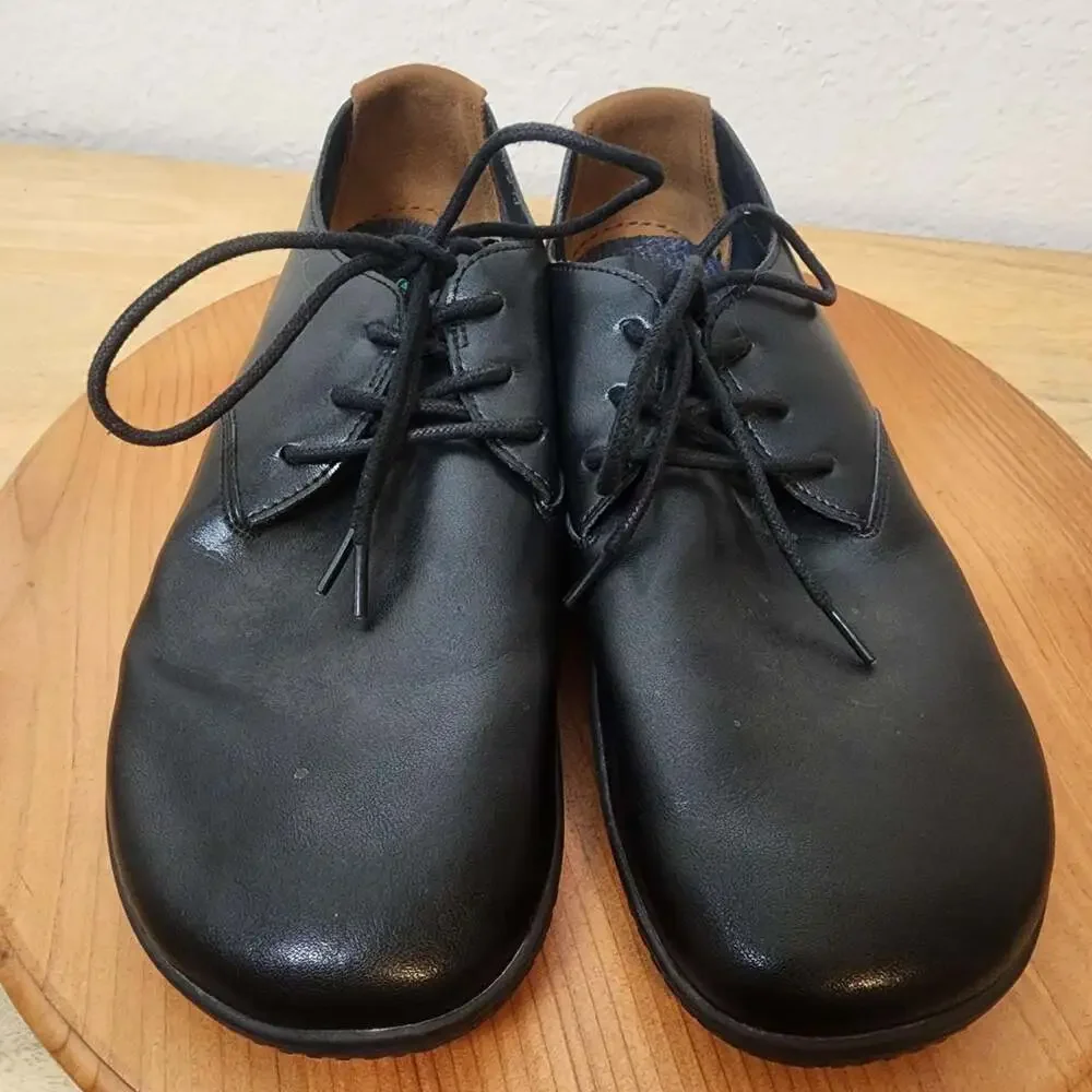 Saguaro Barefoot Shoes Mens 12 Black Vegan Lace Up Minimalist Casual Comfort Low